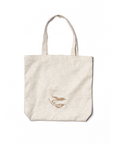 Poesia Embroidered Linen Canvas Bag