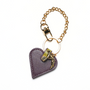 Purrble Leather Heart Bag Charm
