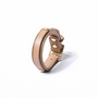Slim Blushwood Leather Collar