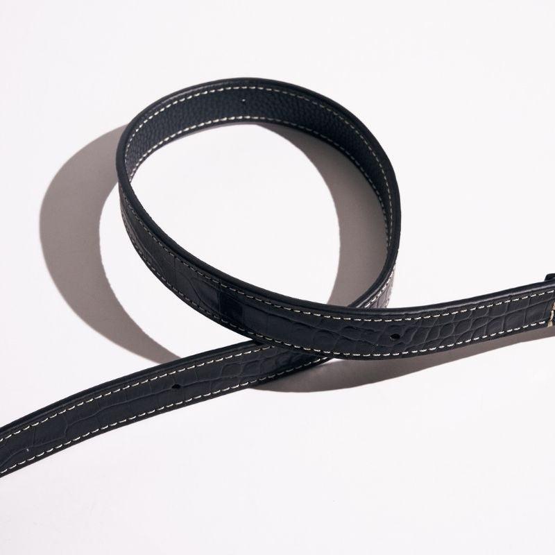 Obsidian Leather Dog Leash*LIMITED - BONDIR