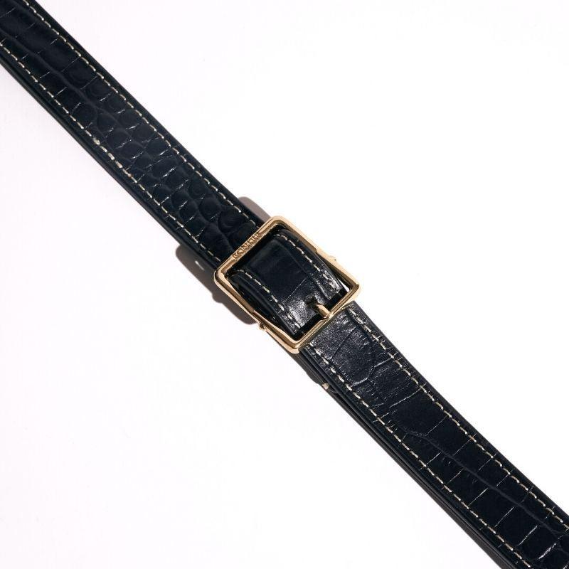 Obsidian Leather Dog Leash*LIMITED - BONDIR