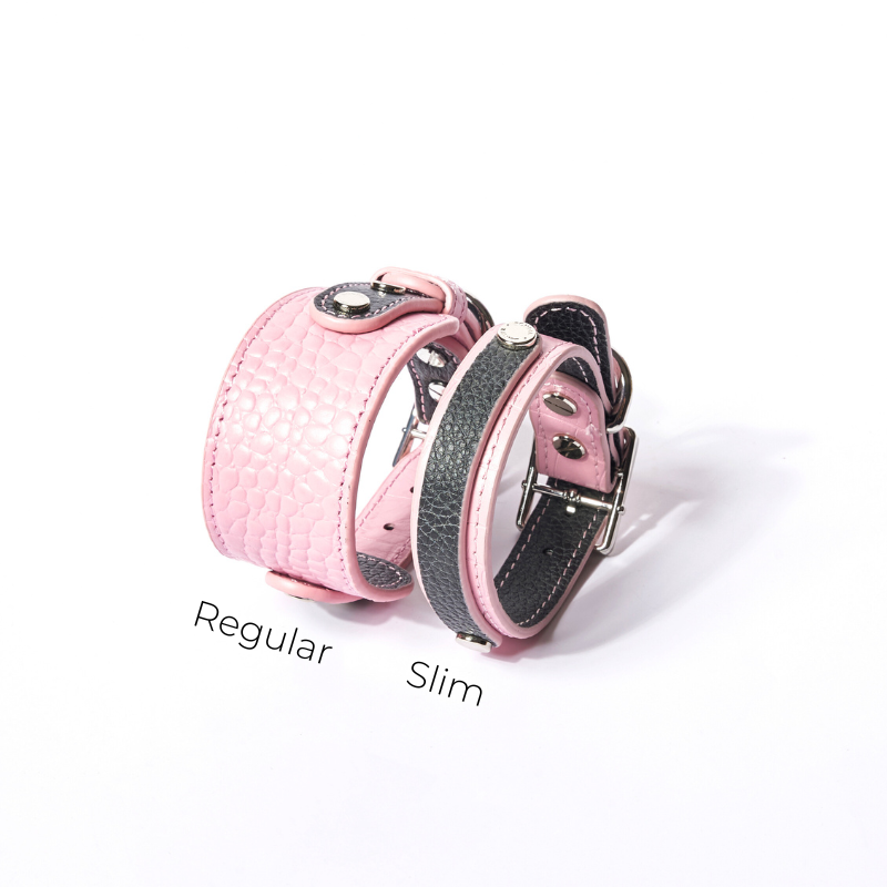 Flamingo Leather Collar