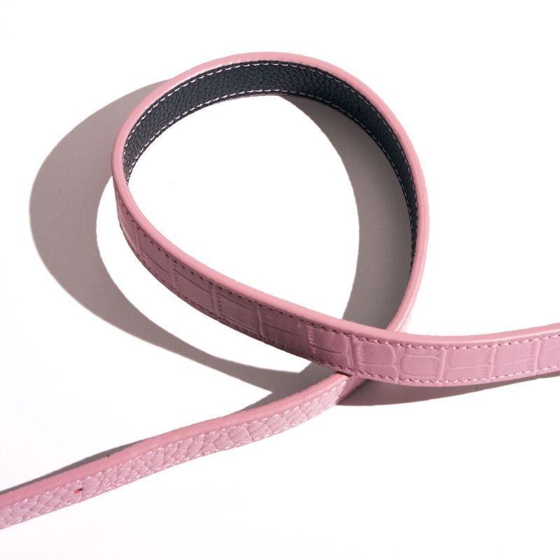 Flamingo Leather Dog Leash - BONDIR