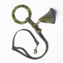 Emerald Leather Poop Bag - BONDIR