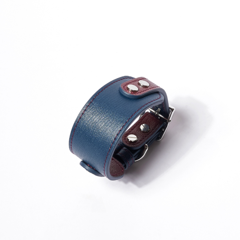 Rosette Leather Collar