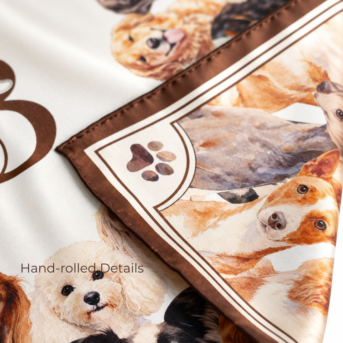 The Pawtrait Silk Scarf