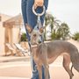 Moonstone Leather Collar - BONDIR