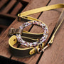 Rosy Leather Dog Leash - BONDIR