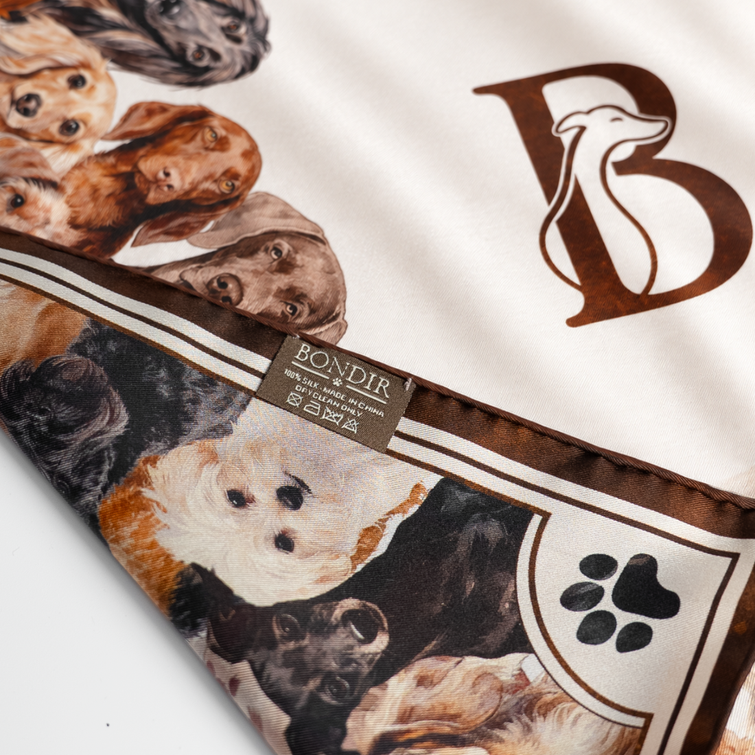 The Pawtrait Silk Scarf