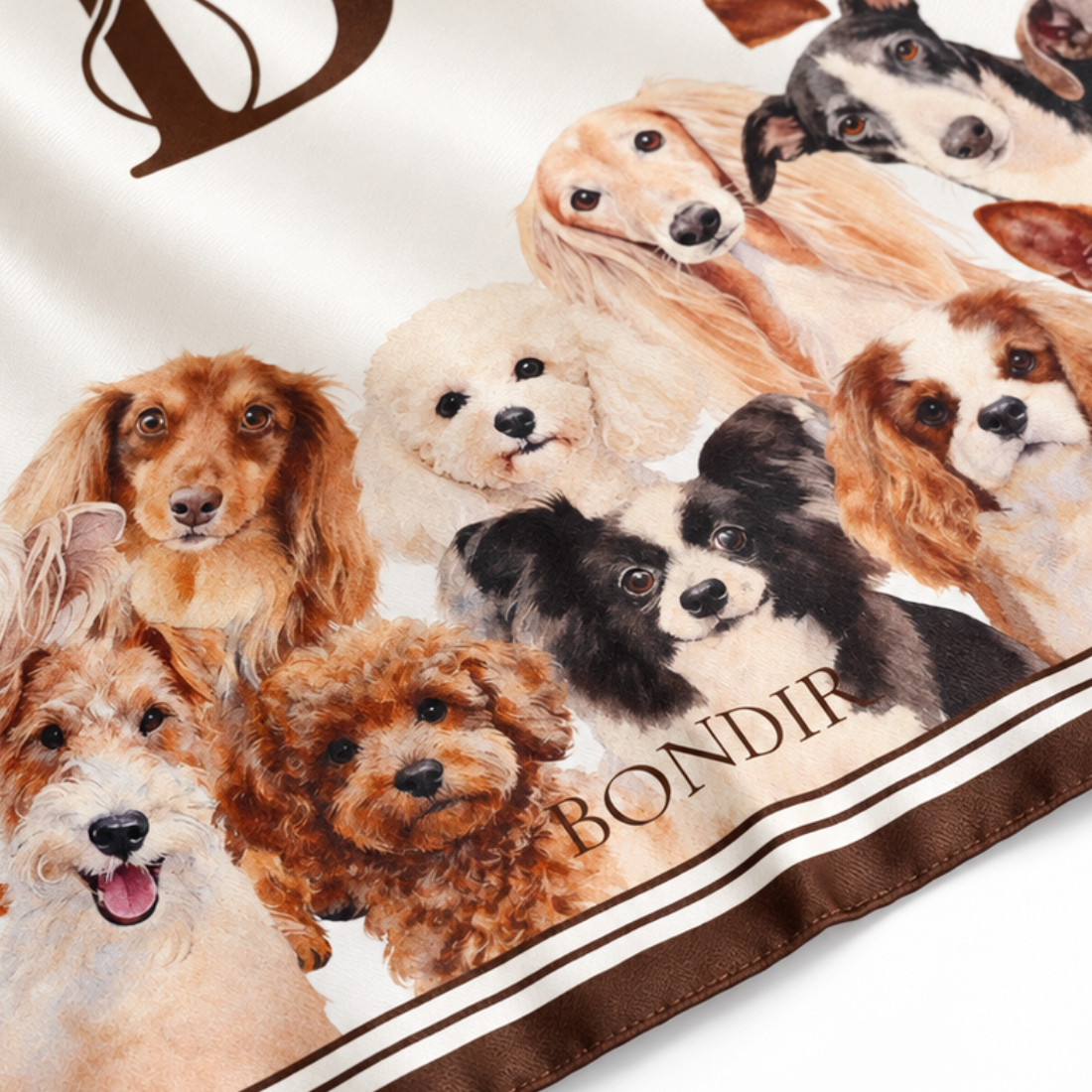 The Pawtrait Silk Scarf