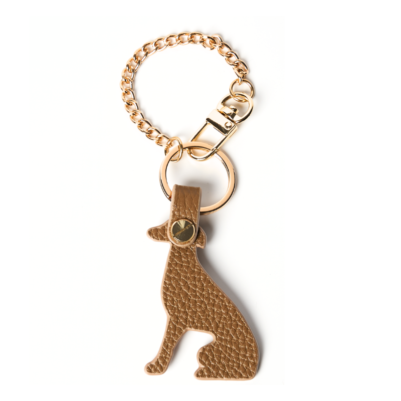 Blushwood Leather Greyhound Bag Charm