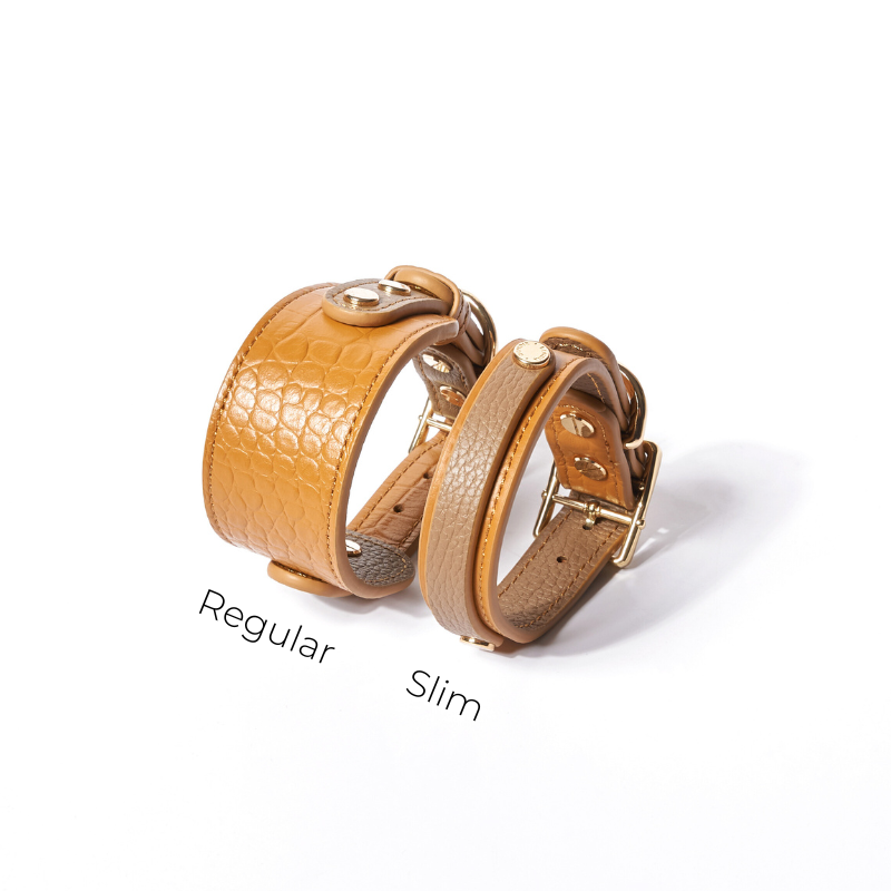 Amber Leather Collar