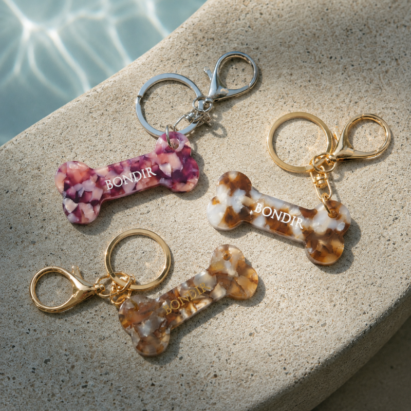 Dog Bone Keychains