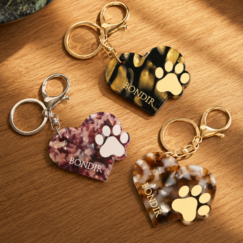 Heart & Paw Keychains