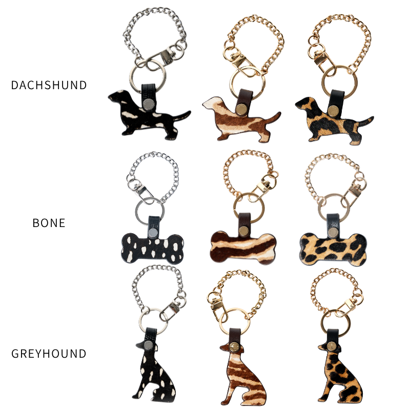 Zambezi Leather Dachshund Bag Charm