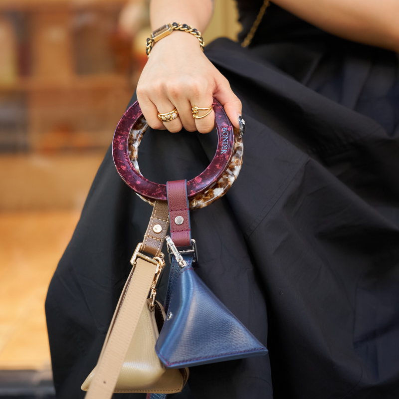 Rosette Leather Dog Leash