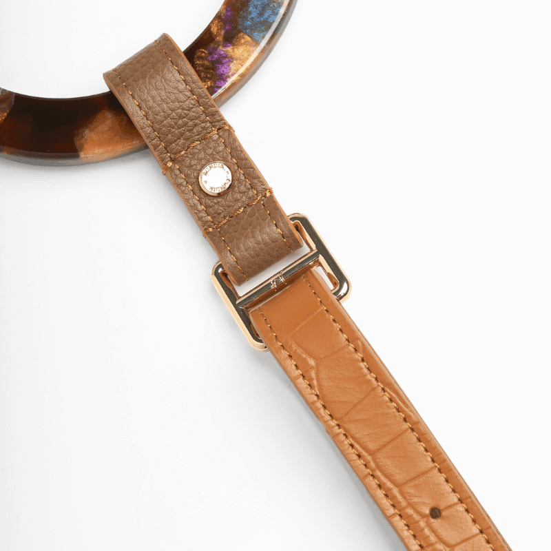 Amber Leather Dog Leash - BONDIR