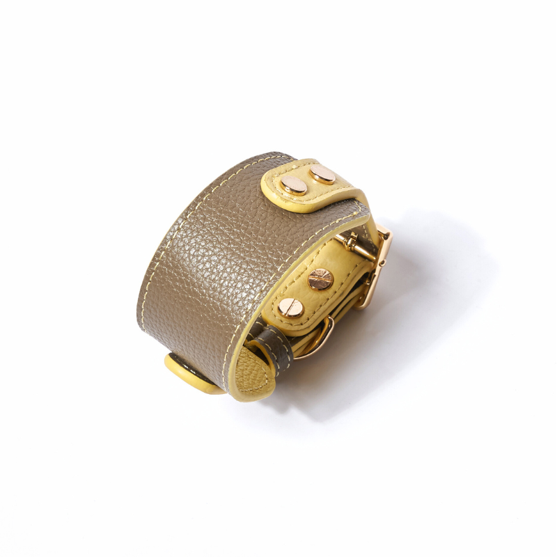 Rosy Leather Collar