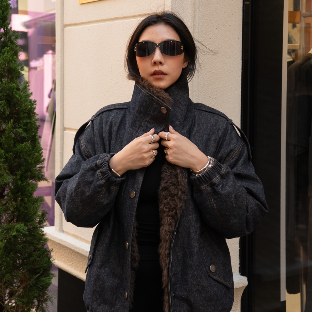 B02 Denim Human Jacket