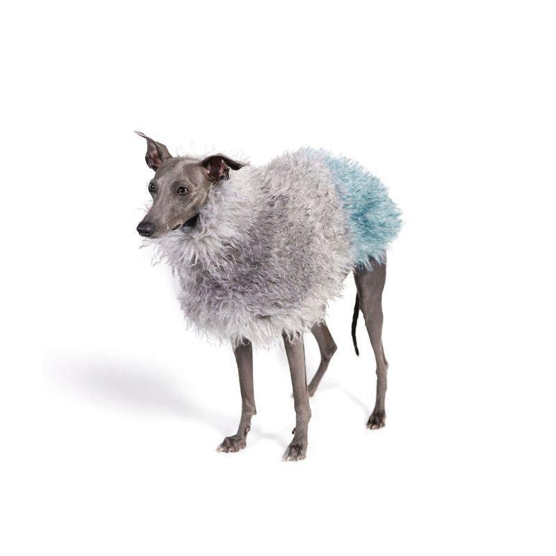 Bleu Saphire Fur Coat - BONDIR