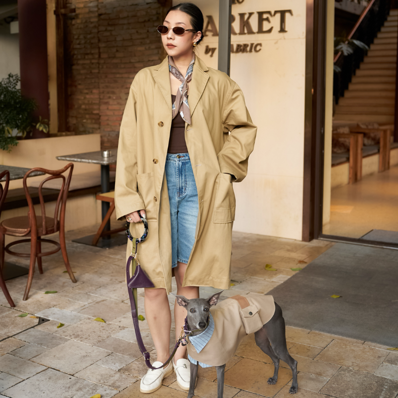 Purrble Leather Dog Leash