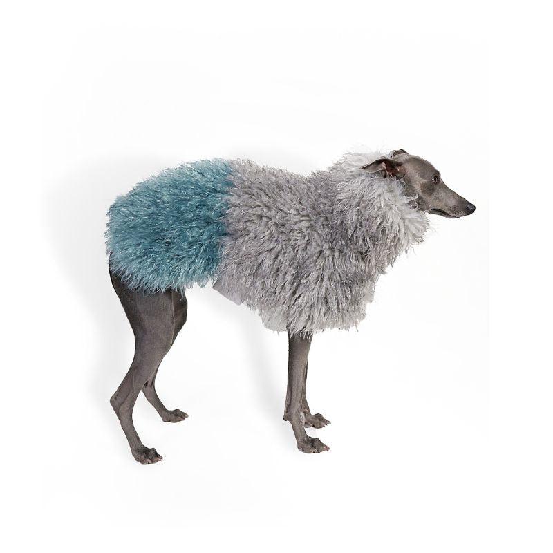 Bleu Saphire Fur Coat - BONDIR