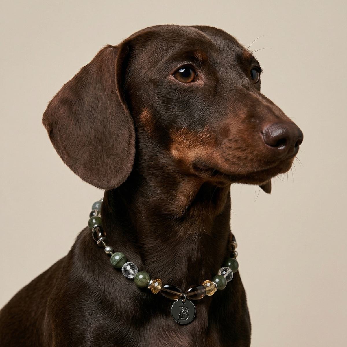 Verain Pet Crystal Necklace