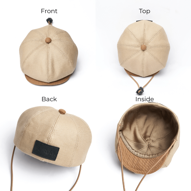 Obine Dog Newsboy Cap