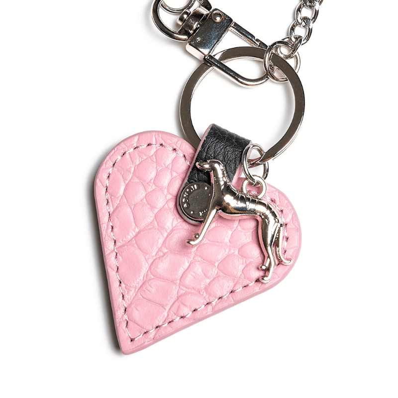 Flaminggo Leather Heart Bag Charm