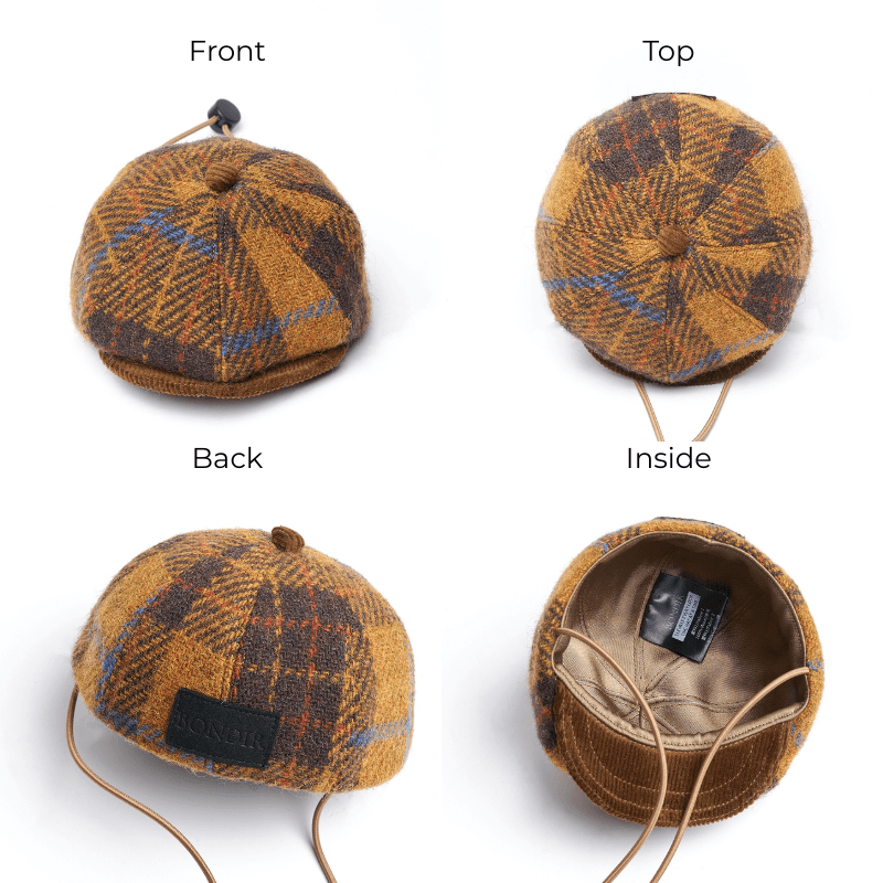 Heritage Highland Dog Newsboy Cap