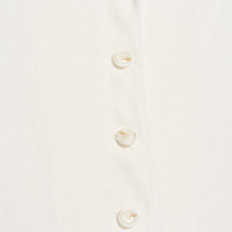 Blanc Human Linen Vest