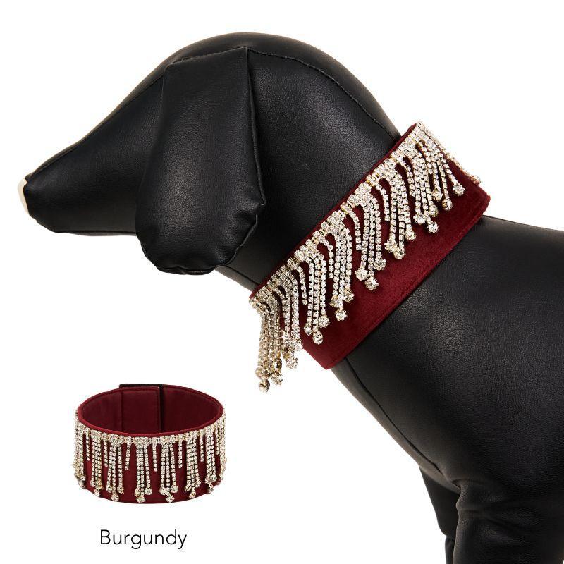 Midnight Dreaming Choker (Burgundy) - BONDIR