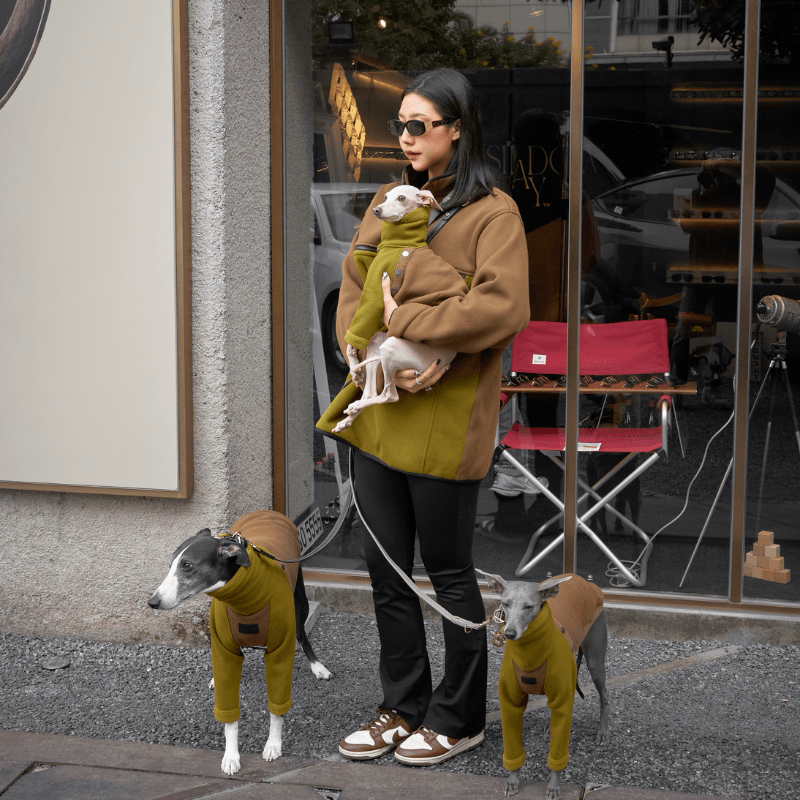 Mossy 'Kangaroo' Human Sweater
