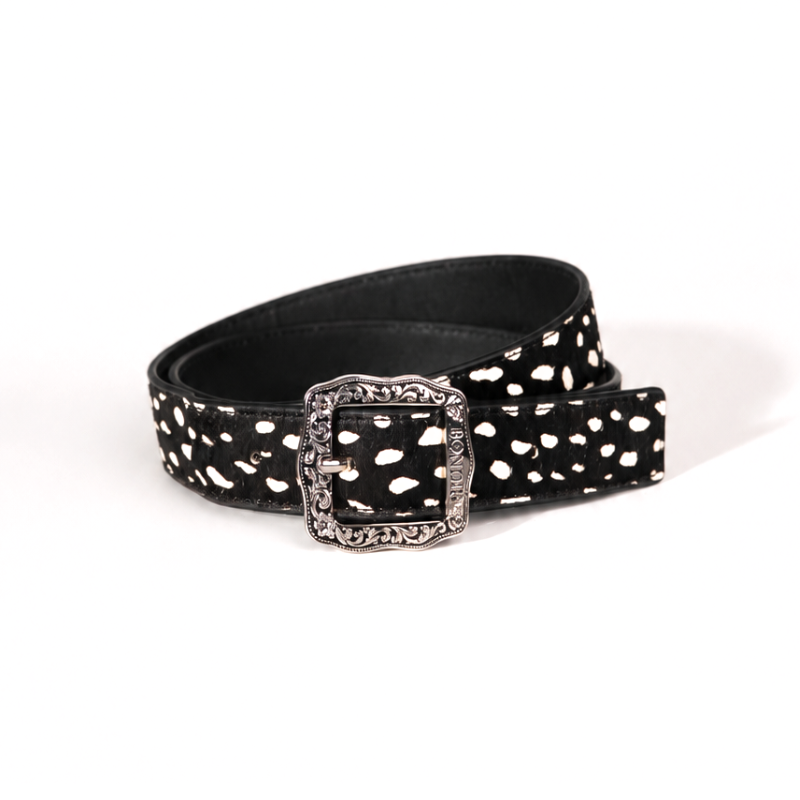 Jungle Fleck Pony Hair Belt