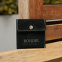 Amber Leather Heart Bag Charm - BONDIR