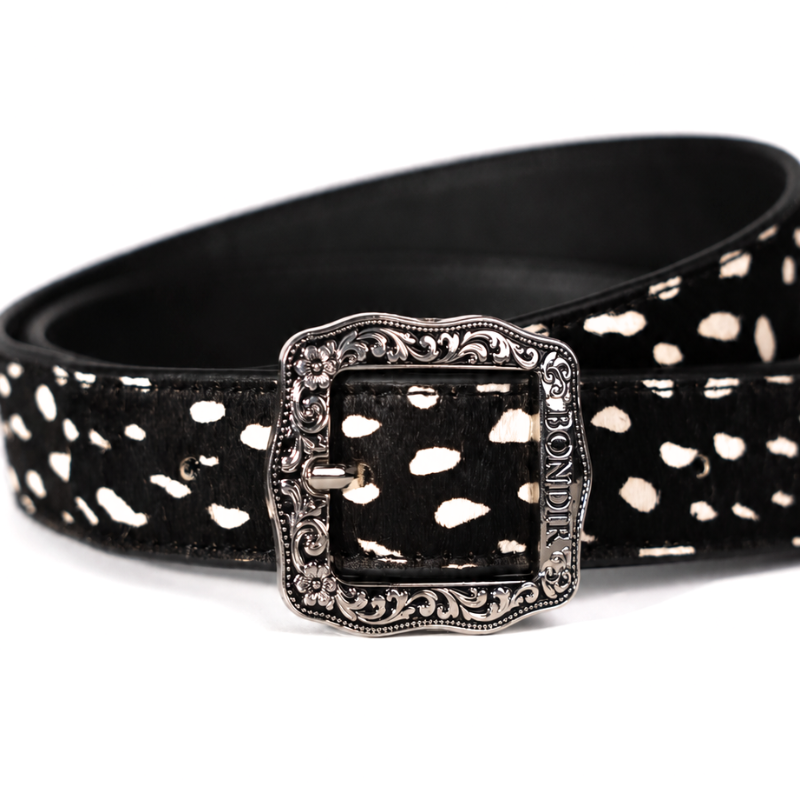 Jungle Fleck Pony Hair Belt