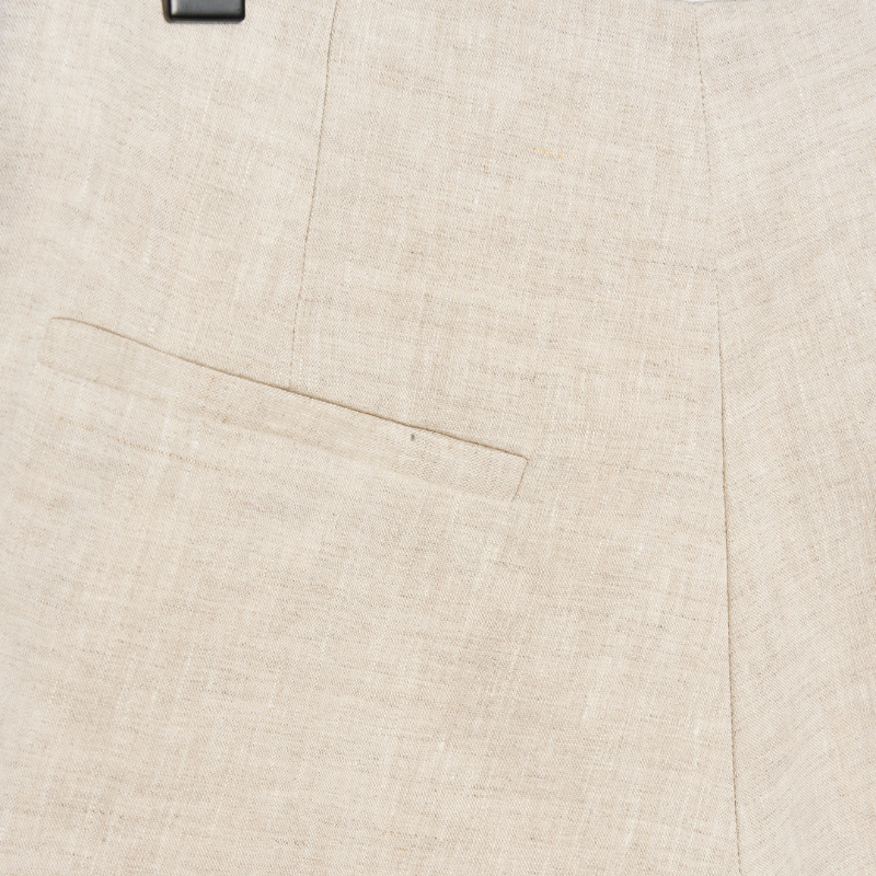 Poesia Human Linen Shorts