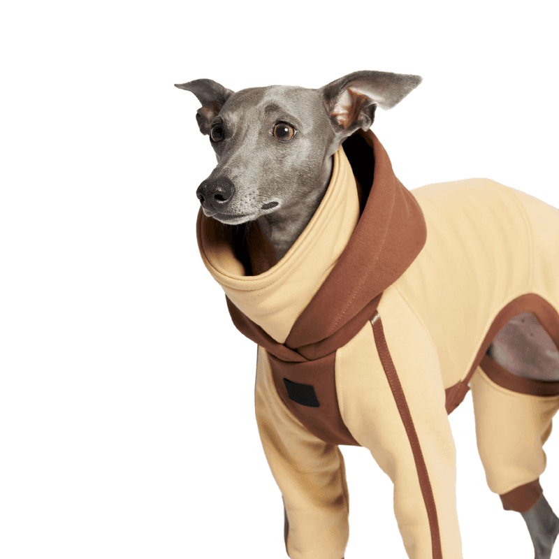 Hazelnut Hooded Onesie - BONDIR