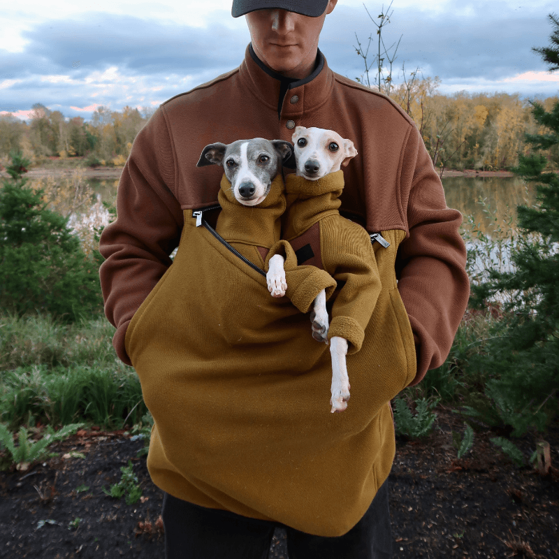 Mossy 'Kangaroo' Human Sweater