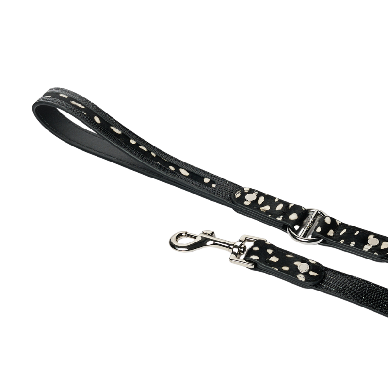 Jungle Fleck Pony Hair Dog Leash