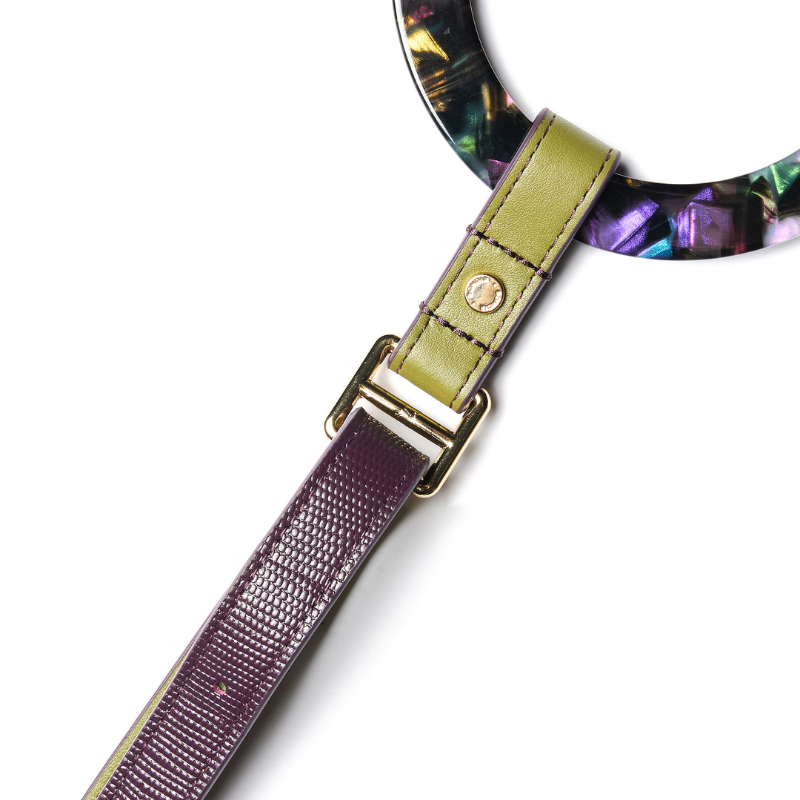 Purrble Leather Dog Leash