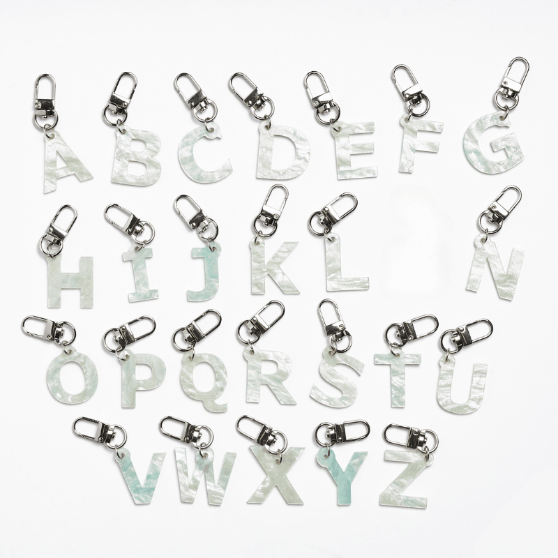 Mint Initial Tag - BONDIR